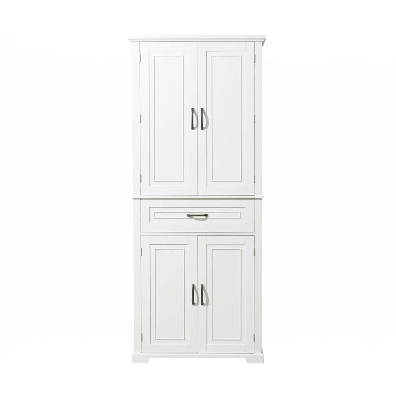 Bathroom Storage Cabinet, White