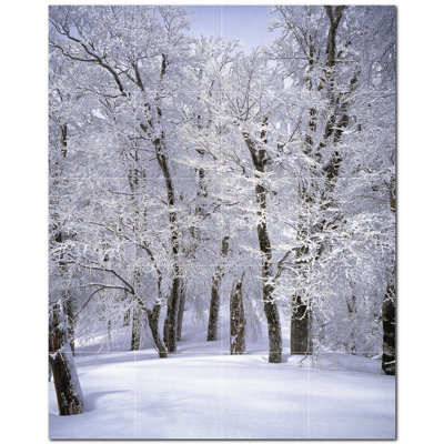 Murale décorative en céramique 4,25 po x 4,25 po