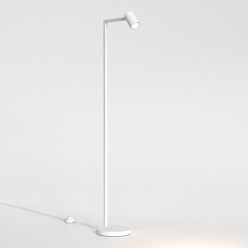 Ascoli Task Floor Lamp, Matte White