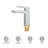 Ayna Decors Brass Bathroom Faucet for Sink, Single Hole Faucet with Water Supply Lines-86413952