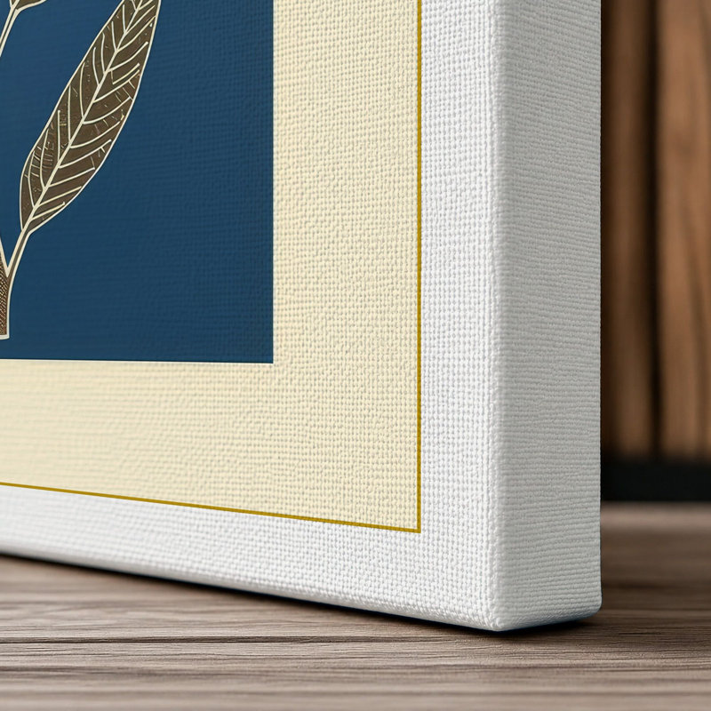 Luminous Bloom Botanical - Wrapped Canvas, 18x12 - 45.7 x 30.5 cm, White Border