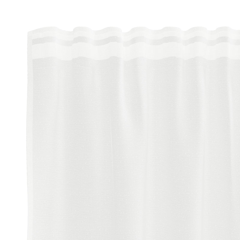 Semi Sheer Curtain Single Panel, 100cm Height  x 150cm Width  