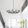 12 - Light LED Dimmable Wagon Wheel Large Staircase Chandelier
