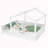 Full Size Floor Bed with Guardrails and Roof-242507956-242507957
