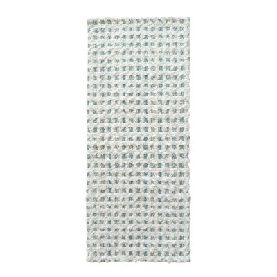 Chemin de table intérieur / extérieur naturel beige en tweed Harbor 14 x 72 po