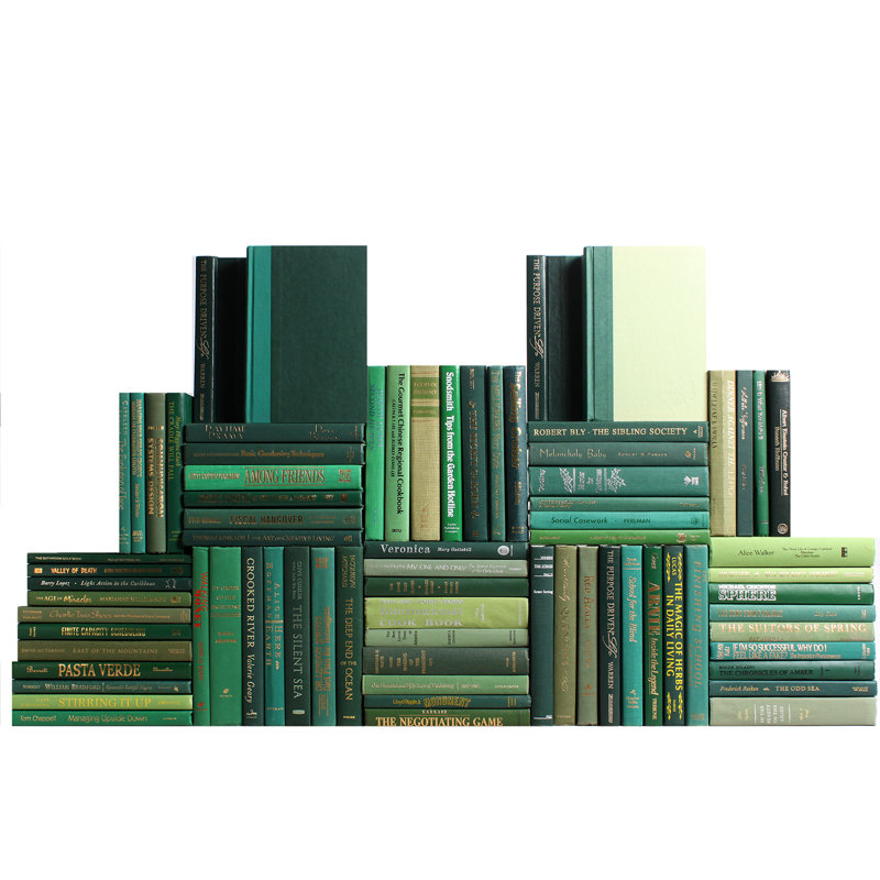 Modern Boxwood Book Wall, 75
