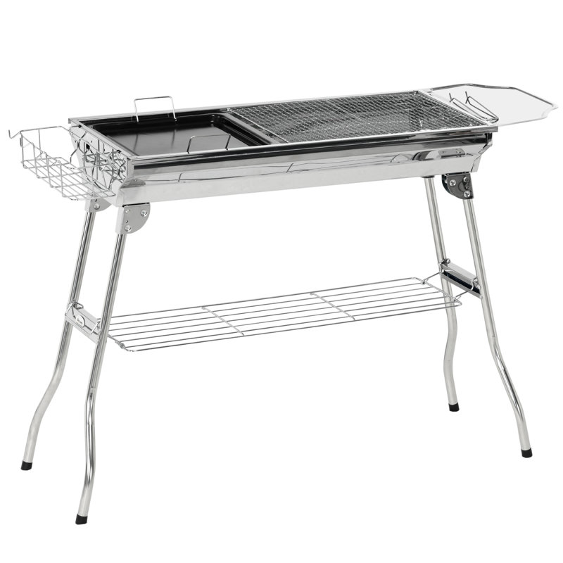 Barbecue au charbon portatif l 40,9 po Outsunny