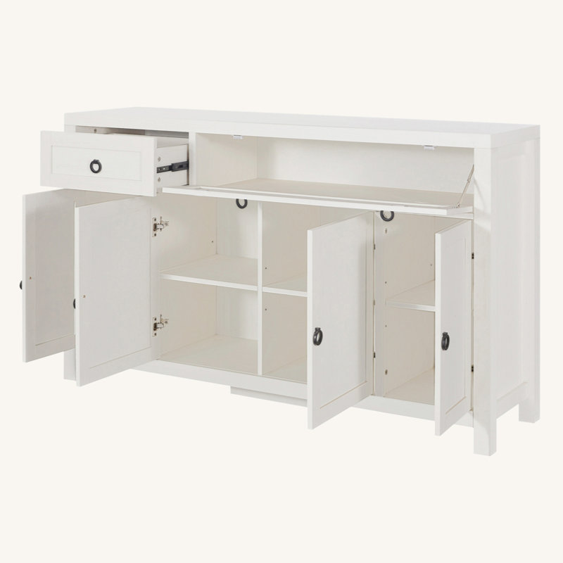 Buffet 59,08 po Renny, Blanc antique