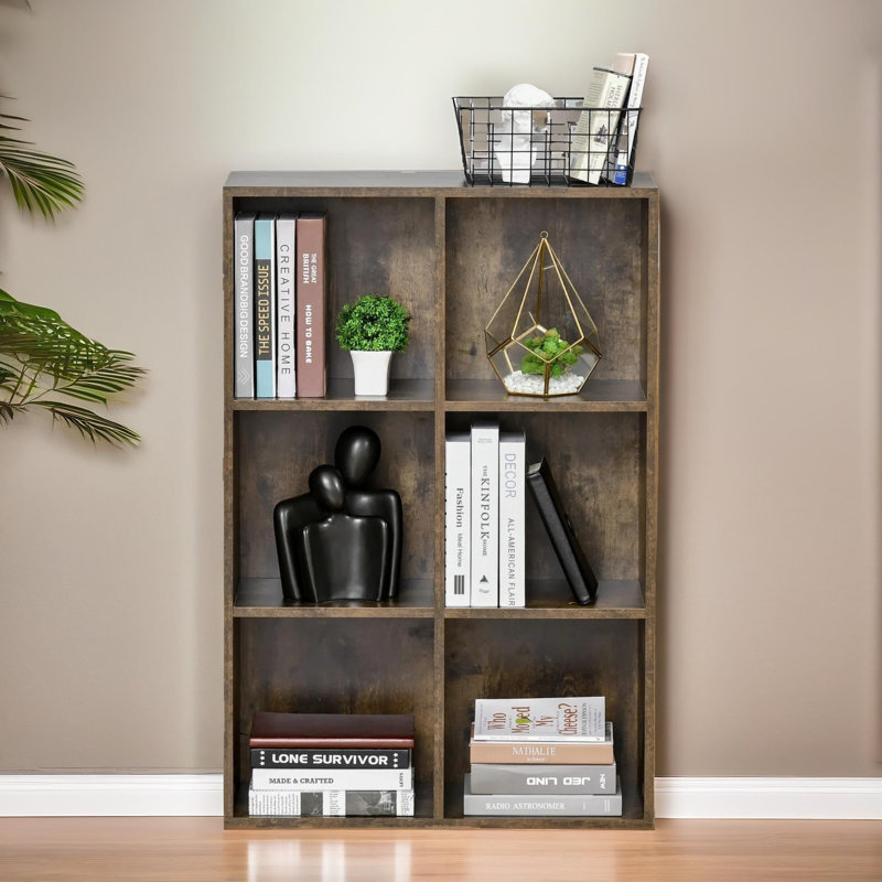 Makeda 97.5cm H x 65.5cm W Cube Bookcase