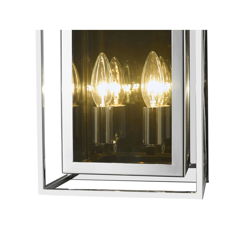 Plafonnier encastré 2 lumières Padmukh, Chrome
