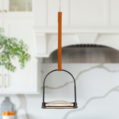 Ravenna 8-in Integrated LED Height Adjustable ETL Certified Pendant Light with Glass Shade