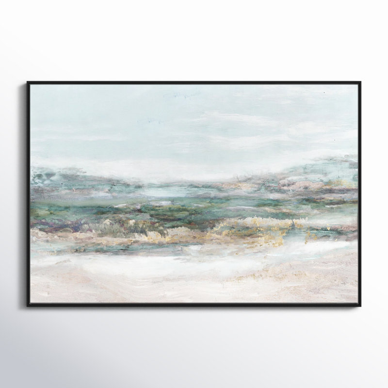 Lori Dazzling by Matina Theodosiou - Painting Print on Canvas, No Mat, Black Framed Canvas, 41.5" H x 61.5" W x 2" D