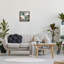 «Lilies On Geometric Motif Floater Frame» par Lazar Studio sur toile-865743017-865743016