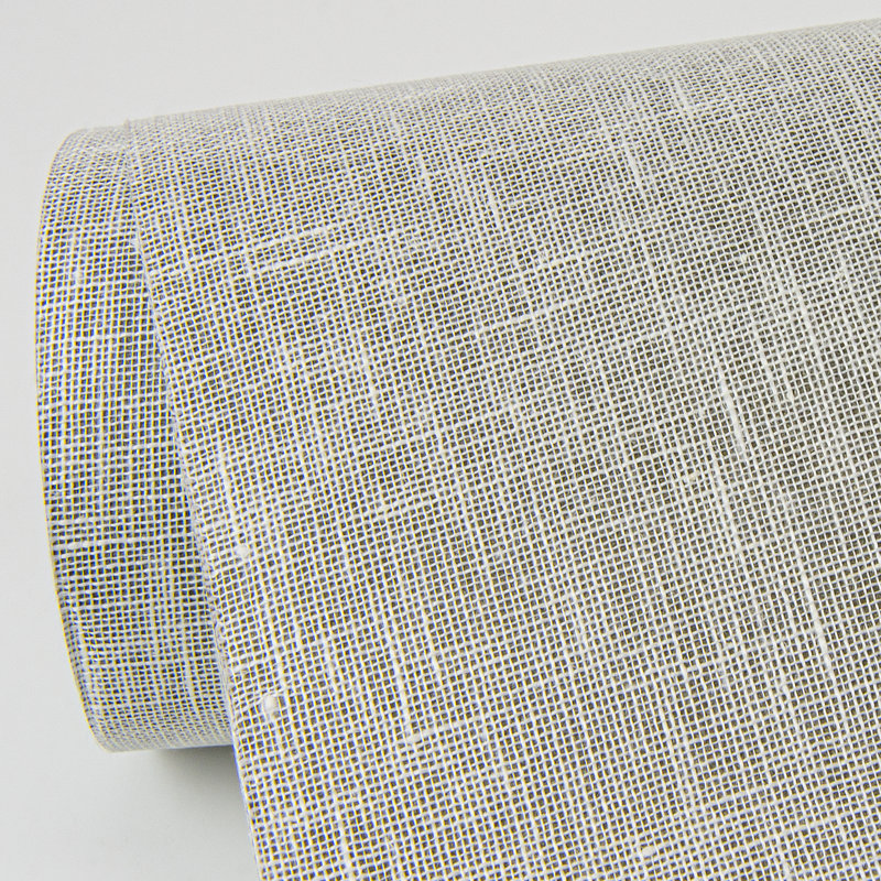Loom Abstract Wallpaper Roll, Gray