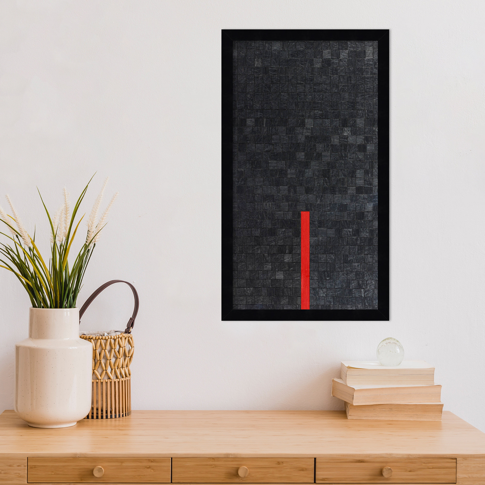 Close by Alex Dunn, 21" H x 12" W, Black
