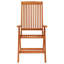 Chimereze Foldable Outdoor Patio Dining Armchair