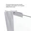 Porte de douche pivotante demi-cadre l 30,25 "x H 66" Armon-14170934-14170936