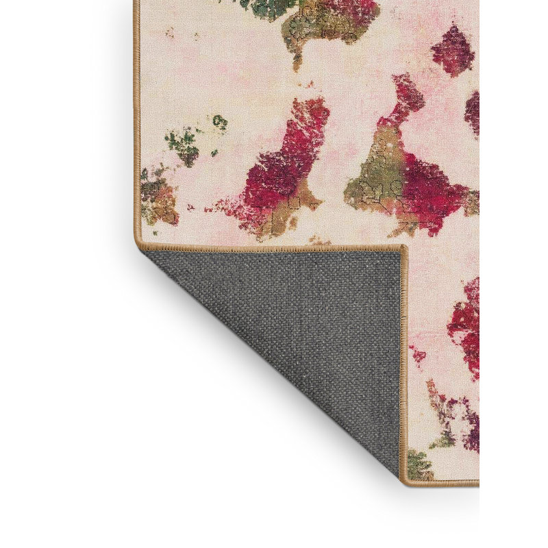 Abstract Indoor Rug, Rectangle 5' x 8'