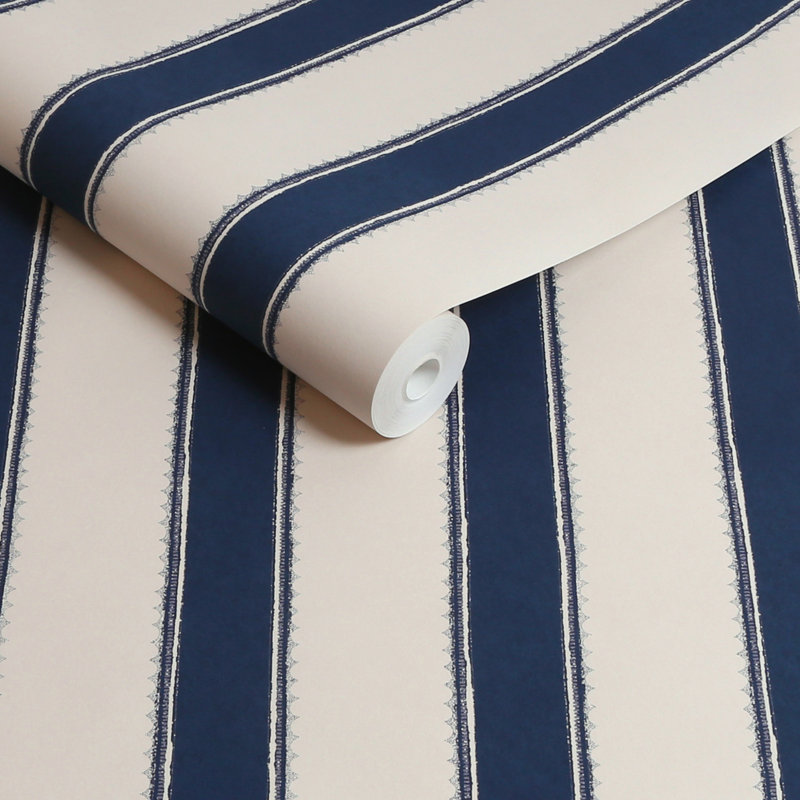 Laura Ashley - papier peint rayé Denwick