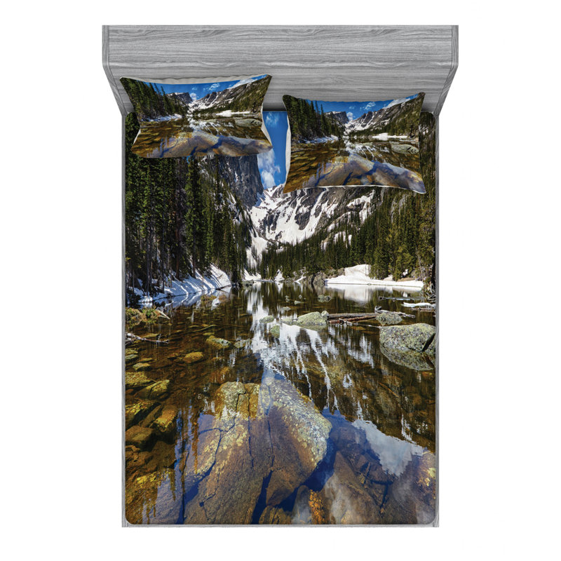 Microfiber Sheet Set, Full Sheet Set with Fitted Sheet