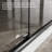 48-Inch Wide X 72-Inch Tall Double Sliding Glass Shower Door, Aluminum-Framed Shower Enclosure, Matte Black