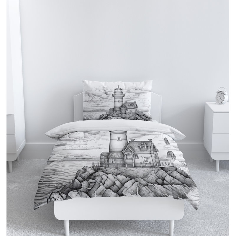 Abstract Duvet Cover, King Duvet Cover + 2 King Shams