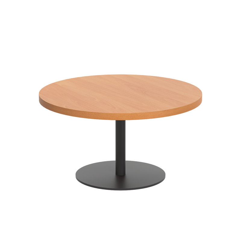 Eitelbert Pedestal Coffee Table, H*43cm x W*80cm x D*80cm, Pink