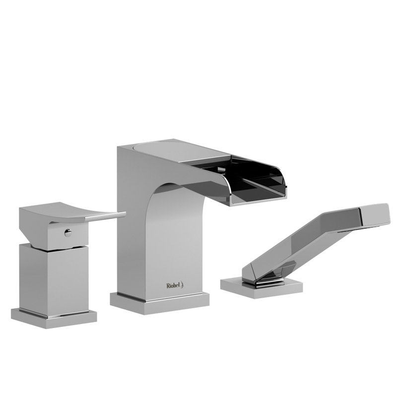 Zendo™ Single Handle Deck Mounted Roman Tub Faucet, Chrome