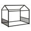 Structure de lit au sol avec design maison et assemblage simple-495076833