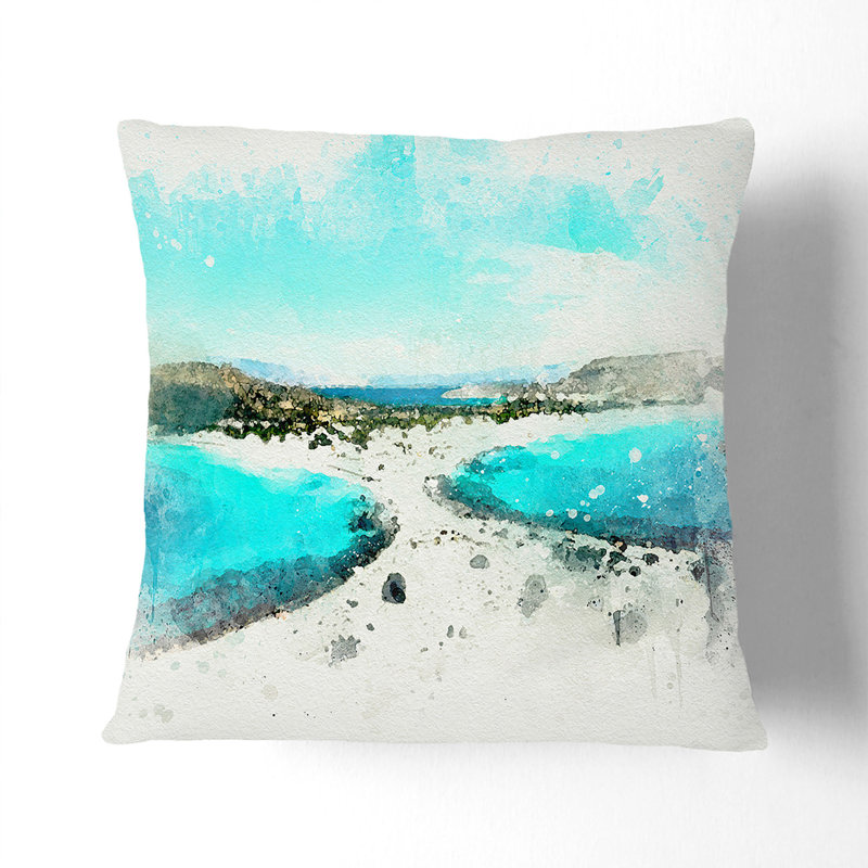 Square Throw Cushion, 55cm H x 55cm W x 20cm D