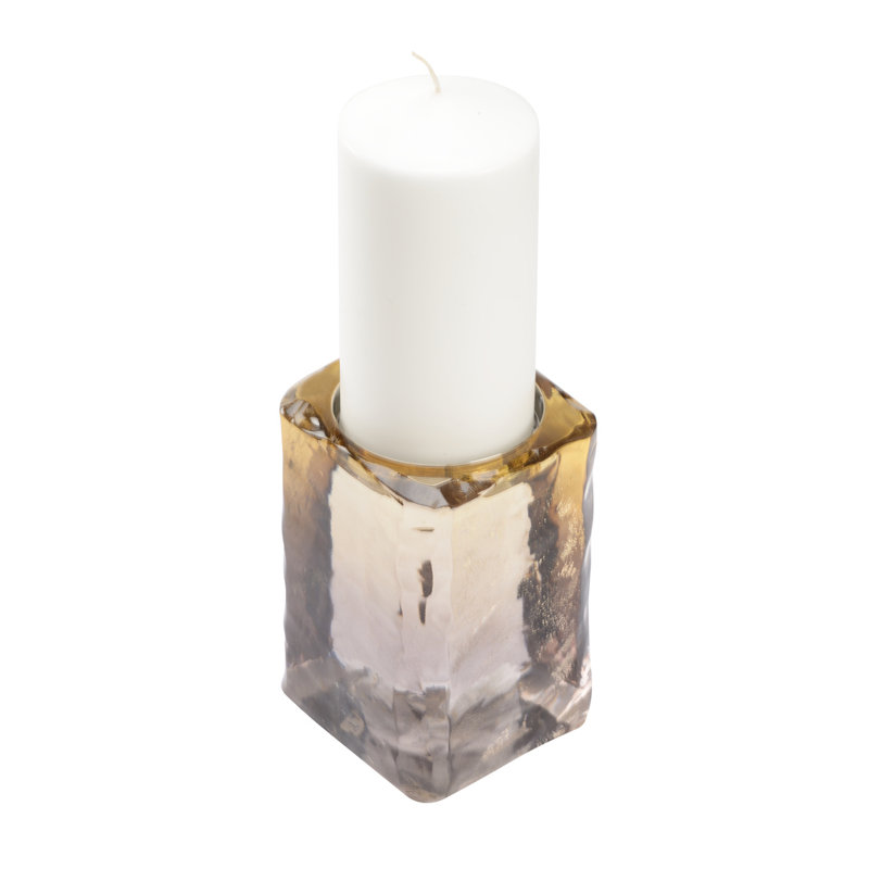 Kori Votive Candle Holder, 5.75" H x 4" W x 3.5" D