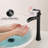 Single Hole Single Handle Bathroom Vessel Sink Faucet In Matte Black-116142441