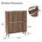 20 Pair Shoe Storage Cabinet