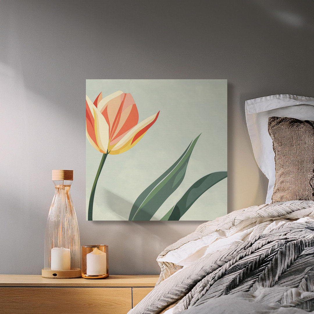 Elegant Floral Botanical Canvas Wall Art