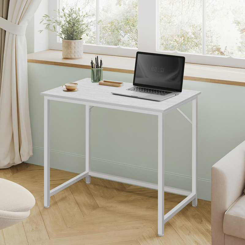 Wydmire Desk, 29.5" H x 31.5" W x 19.7" D, Dark Brown/Black
