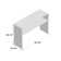 Haslemere 43.31'' Glass Console Table