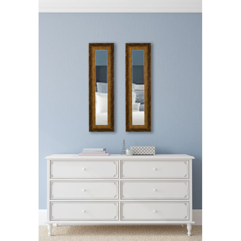 Flat Wall Mirror, 25.5" H x 9.5" W