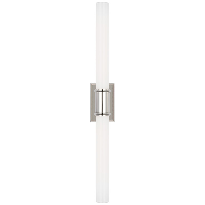 Owen 2 - Light LED Bath Sconce, Polished Nickel
