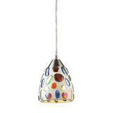 Luminaire suspendu en forme de cloche à 1 lumière Autie