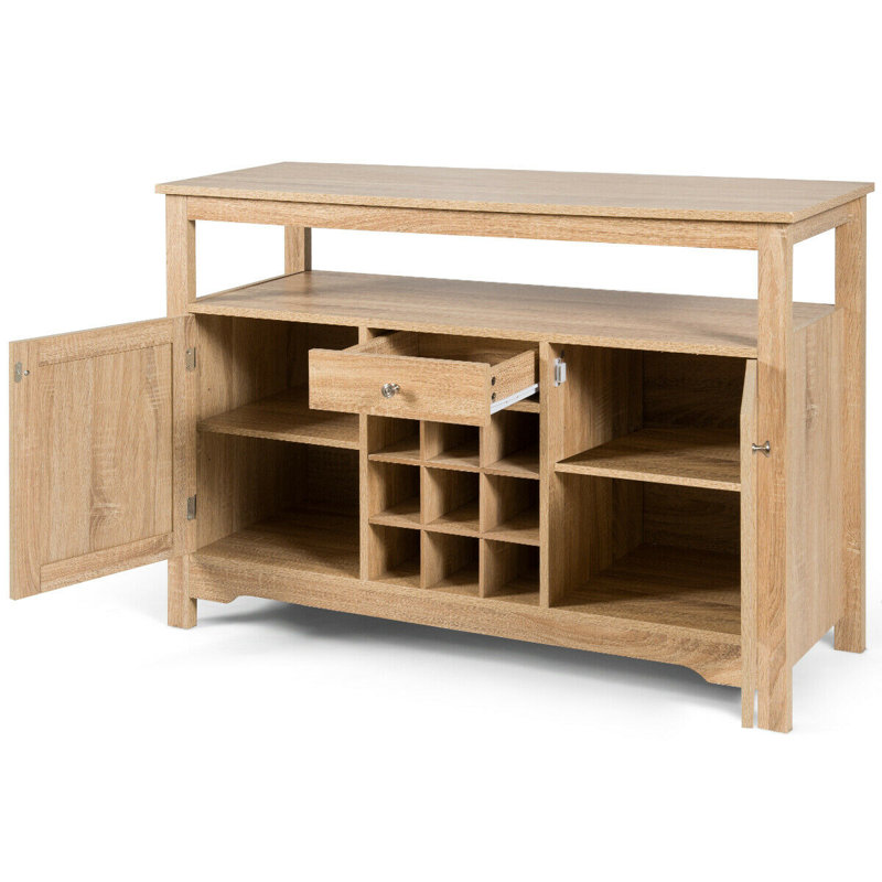 Alturas Wide 1 Drawer Server, Natural