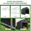 6.2 Ft. W X 7.6 Ft. D Polyethylene Portable Carport-133596905