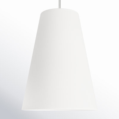 Grove Single Light Linen Blend Dimmable Pendant