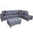 Upholstered L-Shaped Sectional Right Hand Facing