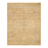 Shatiqua One-of-a-Kind 8' 1" X 10' 4" 2000s Wool Area Rug in Ivory