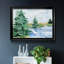 «Evergreen Lake I», peinture sur toile encadrée-1635289225-1635289224
