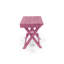 Fully Assembled All-Weather Recycled HDPE Outdoor Folding Bistro Table, Teak Brown-1447287252