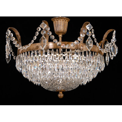 Cowie Glass Semi Flush Mount