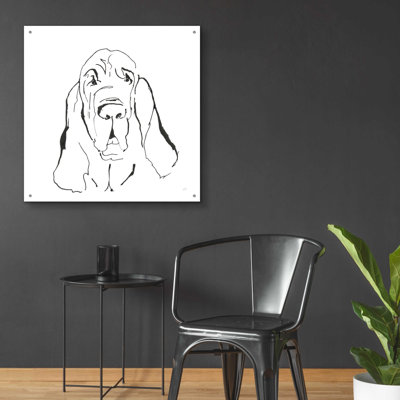 " Line Dog Bloodhound I " by Chris Paschke