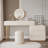 Makeup Vanity with Light mirror,5 drawers