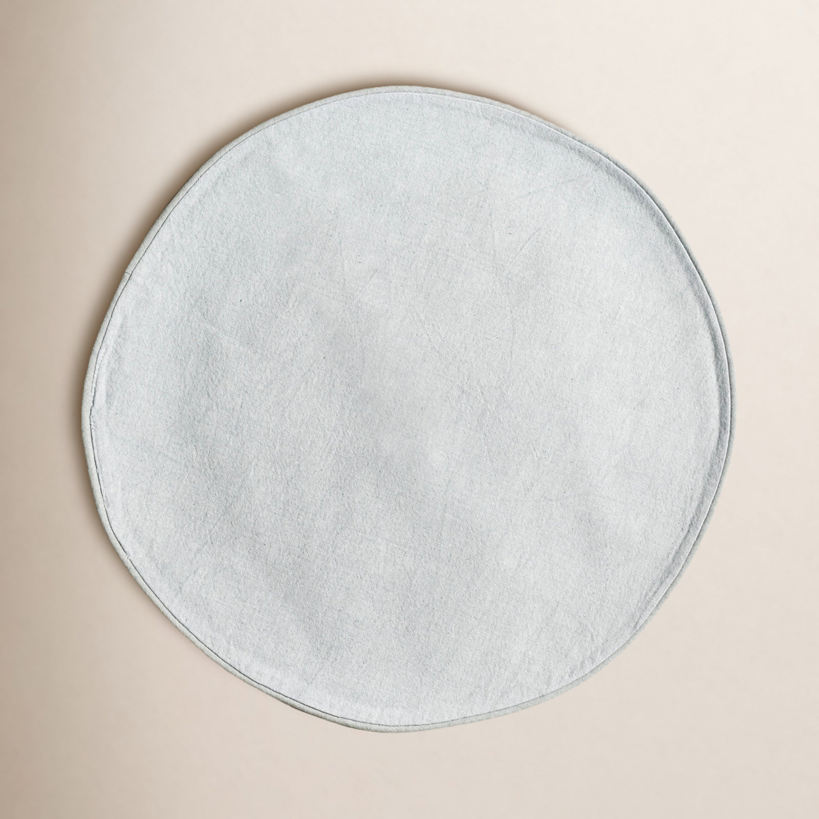 Cotton Blend Round Placemat, Stellar